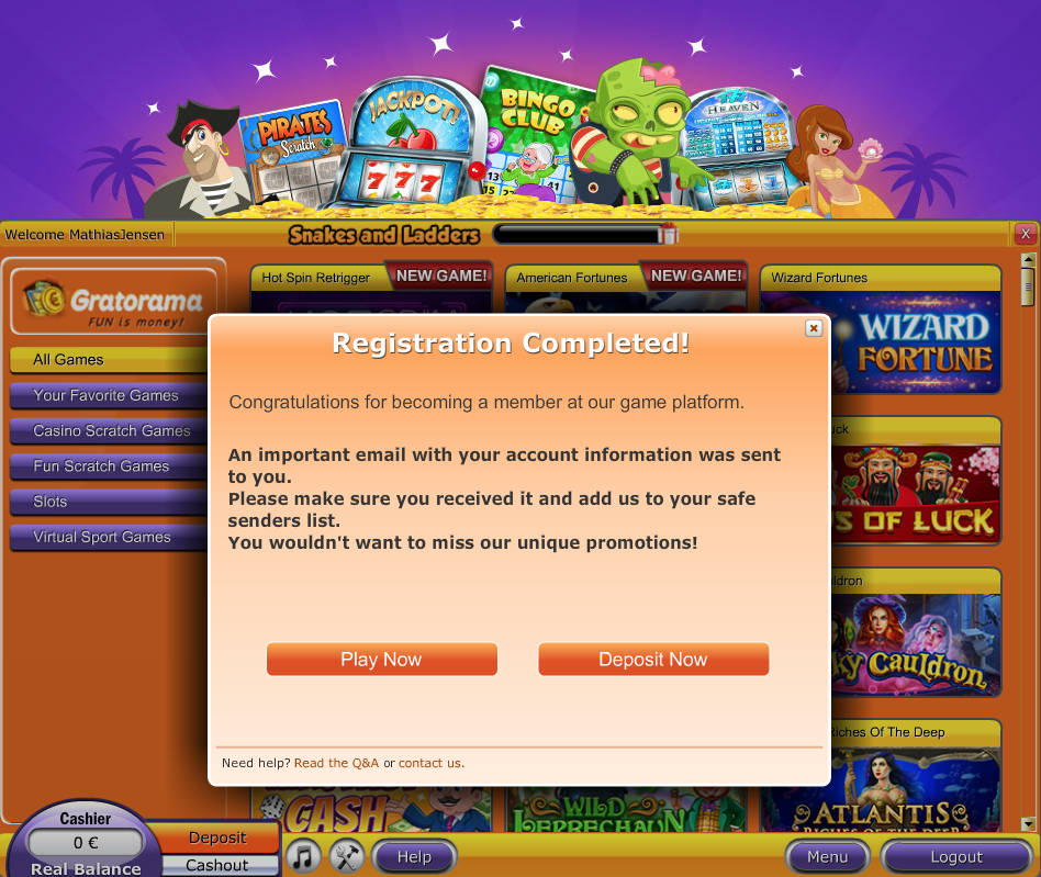 casino Virtual City login