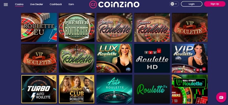 double zero roulette online casino