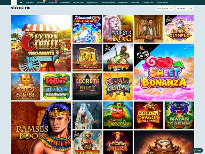 online casino odds