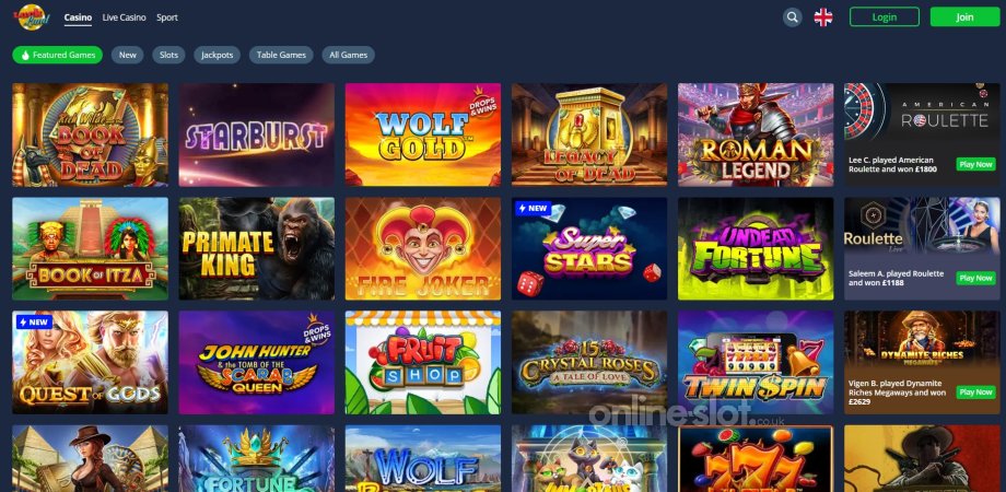 online casino with Guts 100 free spins