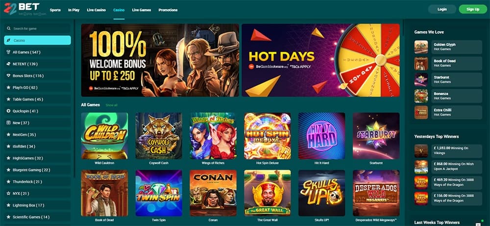 Splendido casino slots