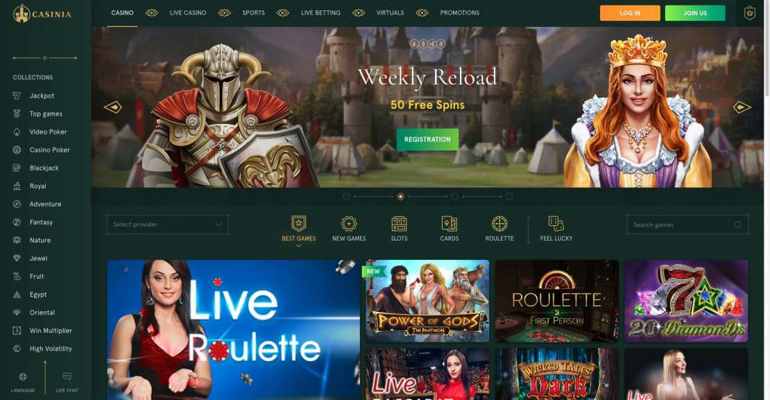 online casino 3 reel slots