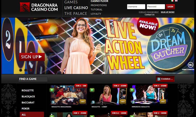 live casino games online free