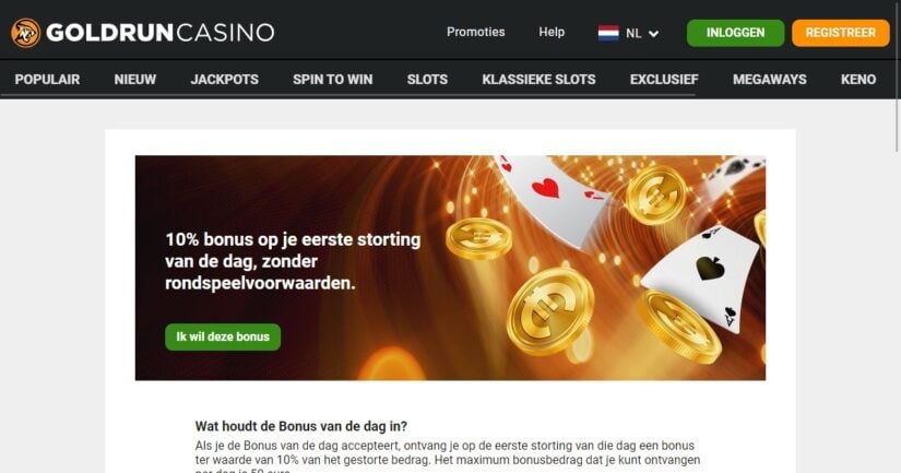 online casino joining bonus