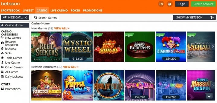best online casino slots