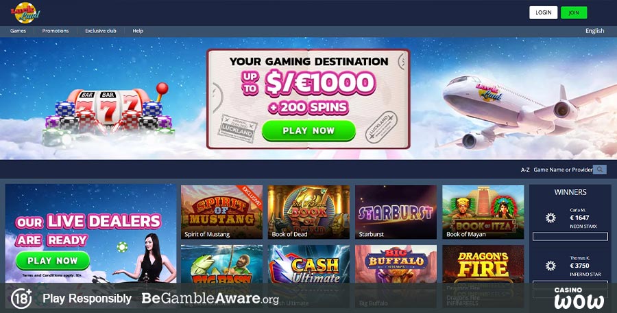 casino LadyLucks login