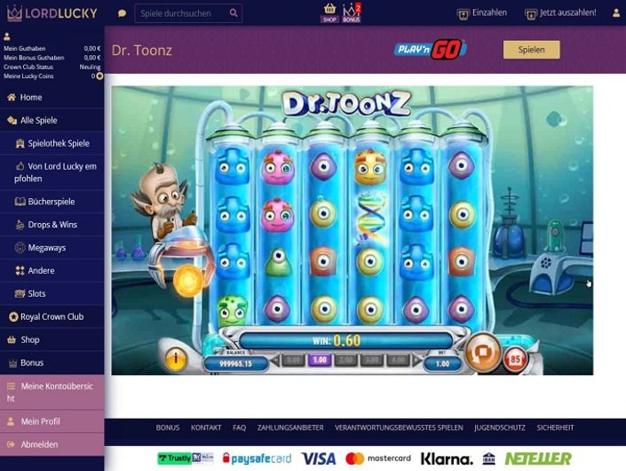 Partycasino Casino-App für iOS
